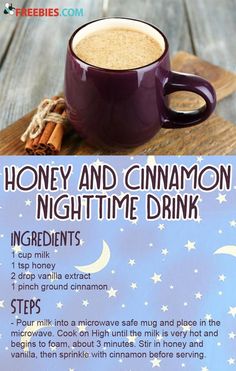 a recipe for honey and cinnamon night time drink