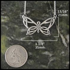 Butterfly Celtic pendant in Sterling Silver Celtic Infinity Knot, Celtic Butterfly, Silver Celtic Rings, Silver Butterfly Necklace, Ireland Scotland, Irish Gaelic, Celtic Pendant, Celtic Necklace, Infinity Knot