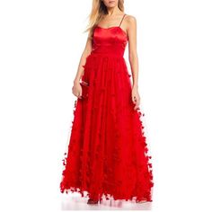 An Alluringly Styled Bodice Undergoes On Unapologetically Romantic Transformation At The Ball Skirt Filled With A Tulle Overlay Appliqued In 3d Flowers. - Hidden Back Zip Lace- Up Closure - Sweetheart Neck - Adjustable Straps - Floor- Length Ball Skirt - 100% Polyester Christmas Evening Tulle Dress, Red Sweetheart Neckline Maxi Dress For Spring, Red Sleeveless Gown For Spring, Red Evening Dress For Spring Gala, Holiday Gala Tulle Dress, Red Evening Dress For Gala In Spring, Red Evening Dress For Spring, Red Maxi Length Evening Dress For Spring, Red Maxi Evening Dress For Spring