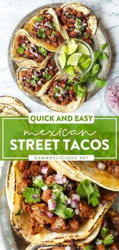 MEXICAN STREET TACOS Mexican Street Tacos, Pork Food, Recipes Pork, Food Traditional, Mexican Beef, Traditional Cooking