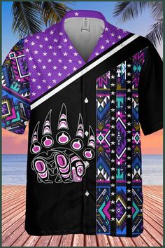 Elevate your wardrobe with the perfect blend of Native American heritage and island vibes. Our Native American Hawaiian Shirt features bold, authentic tribal patterns that showcase indigenous artistry in every stitch. Crafted with premium, breathable fabric, this shirt is ideal for casual days or beach outings, offering a unique, stylish take on traditional apparel. Whether you're looking for comfort, culture, or standout fashion, this shirt has it all. Explore timeless design and modern comfort Bear Symbol, Hawaiian Pattern, Casual Dating, Native American Heritage, Hawaiian Beach, Hawaiian Beaches, Sun Beach, Bleach Color, Island Vibes