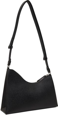 a black handbag on a white background