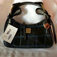 Small Dooney & Bourke Black Leather Hobo, New With Tags. Never Used. Free Shipping! Tiny Bags, Boho Lifestyle, Wishlist 2024, Europe Outfits, Bags Vintage, Fairy Fashion, Swag Style