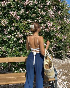 Aesthetic Outfits, Summer Aesthetic, The 4, Aesthetic Clothes, Backless Dress, Summer Fashion, Outfit Inspo, Flowers, Fashion Trends