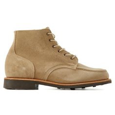 British-made derby boots for shoe connoisseurs Classic Lace-up Desert Boots With Vibram Sole, Classic Chelsea Boots With Vibram Sole And Moc Toe, Classic Suede Moc Toe Work Boots, Classic Lace-up Boots With Vibram Sole For Work, Goodyear Welted Plain Toe Lace-up Boots For Work, Classic Leather Desert Boots For Derby, Goodyear Welted Lace-up Boots For Workwear, Classic Desert Boots With Leather Sole For Derby, Classic Suede Work Boots