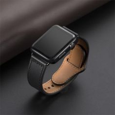 Genuine leather loop strap for apple watch band 42mm 44mm apple watch 38mm 40mm iwatch 6 5 4 3/2/1 correa replacement bracelet watchband length:13cm+9.5cm Suitable wrist 5.51'-7.08'(140mm-180mm) Description: 1.100% brand new high quality; 2.Easy to insert and remove, perfectly fit for your watch; 3.Exquisite craftsmanship and Stylish design; 4. Perfect as gifts for your friends and families 5. Top coat genuine leather. Best Smart Watches, Free Giveaways, Apple Watch 42mm, New Apple Watch, Apple Watch Accessories, Simple Leather, Apple Watch Bands Leather, Apple Watch 38mm, 38mm Apple Watch Band