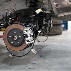 the front brake and disc of a vehicle