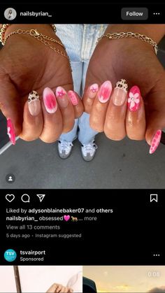 2024 Back To School Nails, Cute Gel Nails For School, Back To School Nails 2024, Kali Nails, Mitch Match Nails, Funky Summer Nails, Teen Nails, Boho Nails, Hippie Nails