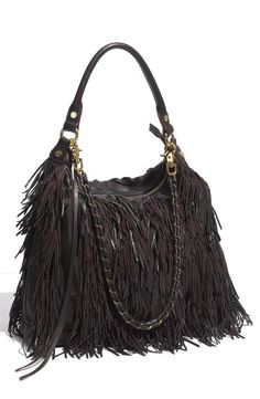 . Fringe Handbags, Mz Wallace, Fringe Bags, Brown Leather Bag, Handbag Shoes, Hippie Style