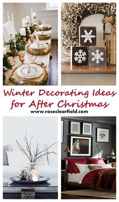 winter decorating ideas for after christmas