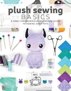 the book is about how to sew with lots of sewing supplies and tools for beginners