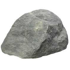 a rock is shown on a white background with clippings to the left and right side