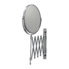 an image of a mirror and stand for hair dryers on a white background with clippings