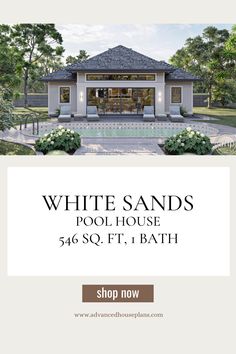 the white sands pool house is for sale