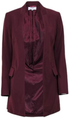 Current Boutique-Reiss - Burgundy Open Front Blazer Sz 4 Elegant Notch Lapel Blazer For Layering, Tailored Burgundy Blazer For Semi-formal Occasions, Elegant Burgundy Semi-formal Outerwear, Elegant Burgundy Blazer For Business, Burgundy Long Sleeve Blazer For Semi-formal Occasions, Elegant Burgundy Blazer For Winter, Burgundy Notch Lapel Blazer For Office, Notch Lapel Burgundy Blazer For Office, Burgundy Semi-formal Winter Blazer