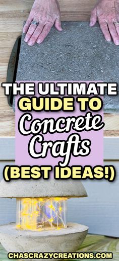 the ultimate guide to concrete crafts best ideas