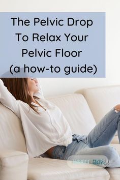 Individuals who hold chronic tension in the pelvic floor and experience pain during sex should AVOID Kegels until they have been evaluated by a pelvic floor physical therapist and have mastered the ability to release/relax the pelvic floor muscles completely. The "pelvic drop" can help! Relaxing Pelvic Floor Exercises, Pelvic Release Stretches, Hypertonic Pelvic Floor Stretches, Seated Pelvic Floor Exercises, Release Pelvic Floor Muscles, How To Relax Your Pelvic Floor, Pelvic Floor Release Exercises, Exercises To Relax Pelvic Floor, Loosen Pelvic Floor Muscles