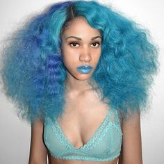 Mermaid Hair Color, Dyed Natural Hair, Pretty Hair Color, Bright Hair, Natural Hair Inspiration, Pastel Hair, Dye My Hair, Color Full, Mermaid Hair