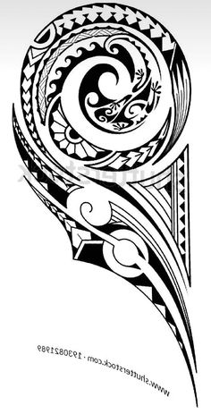 an artistic tattoo design in black and white