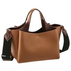 Tod's Tote Bag Leather Micro Shoulder Brown Vertical 20.5cm Beside 25cm (Bottom), 37.5cm (Maximum Width) Gusset 17.2cm Handle 27.5cm Strap 82.5-132.2cm Luxury Tan Everyday Bag, Classic Tan Calf Leather Bag, Luxury Tan Shoulder Bag For Everyday, Cognac Calf Leather Bag With Handles, Tan Calf Leather Bag With Removable Pouch, Tan Calf Leather Shoulder Bag For Daily Use, Tan Calf Leather Tote Shoulder Bag, Brown Epsom Leather Bag With Handles, Brown Epsom Leather Bag