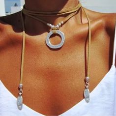 Material: Velvet, Zinc Alloy Wrap Choker Necklace, Leather Choker Necklace, Silver Choker Necklace, Minimal Necklace, Wrap Necklaces, Silver Choker, Leather Chokers, Cool Ideas, Hippie Jewelry