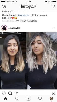 Gray Balayage Hair, Grey Balayage Hair, Smokey Ash Blonde, Hair Color Flamboyage, Ash Blonde Balayage, Ash Blonde Hair, Hair 2018, Pinterest Hair, Penteado Cabelo Curto