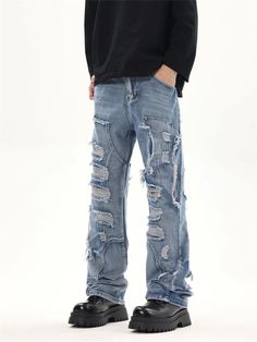 Destroyed Jeans, Inspired Fashion, Urban Chic, Style Statement, Raw Edge, Jeans Style, Suits You, Blending, Perfect Pair