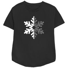 She'll love celebrating the Holiday season with this Women's Snowflake Relaxed Fit Graphic Tee. FEATURES Crewneck Short sleevesFABRIC & CARE Cotton, polyester Machine wash Imported Size: Small. Color: Black. Gender: female. Age Group: adult. Fabric Care, Womens Clothing Tops, Gender Female, The Holiday, Graphic Tee, Holiday Season, Age Group, Graphic Tees, Tops & Tees