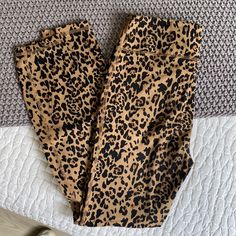 Nwot * Cheetah Print Weekend Leggings, Size Small. Full Length Leggings, Super Cozy. Cheetah Leggings, Cheetah Print Leggings, Print Leggings, Jcrew Women, Leggings Shop, Printed Leggings, Cheetah Print, Colorful Leggings, Black And Brown