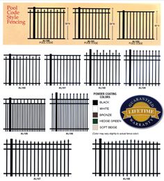 the different types of fences and gates