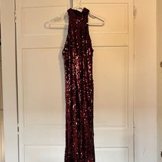 Stunning Sequin Dress, Perfect For Upcoming Holidays Or Weddings! Halter Style Neck With Buttons, Column Style That Flares Out At The Bottom. Measurements Are Included In Photos. Nwt, Never Worn. Similar Look In Last Photo!! Zara Dress, Halter Style, Zara Dresses, Sequin Dress, Colorful Dresses, Sequin, Mermaid, Zara, Maxi Dress