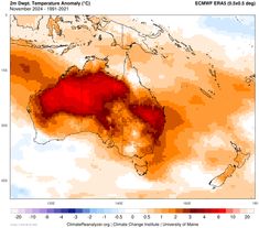 the temperature map for australia is shown in red