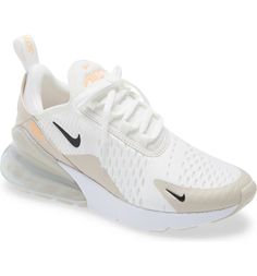 Nike Air Max 270 Premium Sneaker (Women) | Nordstrom Air Maxes 270, Air Force 270, White Desert, Shoes Nike Air, Desert Sand, Tech Fashion, Nike Air Max 270, Womens Athletic Shoes, Air Max 270