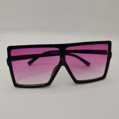 Oversized Gradient Fashion Sunnies! Uv400 Protection Lens Material:Plastic Frame Material: Plastic Lens Width: 66mm Lens Height: 65mm One Size Fits Most! Stay Ahead Of The Trend With These Fashion Sunnies, Shown In Green. Will Ship In Individual Bags And Bubble Wrapped. $12 Each/3 For $30 Purple Square Frame Sunglasses With Gradient Lenses, Casual Purple Sunglasses With Uva Protection, Trendy Purple Sunglasses With Square Frame, Trendy Purple Square Frame Sunglasses, Casual Purple Sunglasses For Summer, Casual Purple Sunglasses With Polarized Lenses, Modern Purple Sunglasses For Spring, Purple Sunglasses For Spring Beach Season, Purple Sunglasses For Beach In Spring