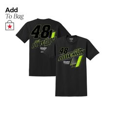 in stock Alex Bowman, Motorsport, Pick Up, In Store, Buy Online, Lifestyle, Free Shipping, T Shirt, Black