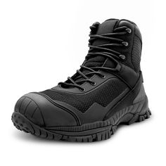 PRICES MAY VARY. Sustainable Design and Materials - Constructed with eco-friendly resilience, our tactical boots feature an upper and tongue made from recycled fabric, a collar and quarter lining of recycled material, and 50% recycled shoelaces, ensuring durable performance and comfort in any setting. Anti-Fatigue All Day Comfort - Perfect for anyone standing or working long hours. Easily remove the insoles to find your right fit. Reinforced Toe and Heel - Protect your feet from impacts and prov Hiking Boots For Men, Work Boots For Men, Military Tactical Boots, Lightweight Boots, Boots Combat, Mens Hiking Boots, Military Tactical, Work Boots Men, Tactical Boots