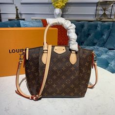 LV Turenne PM Monogram Canvas For Women Louis Vuitton Turenne, Pm Monogram, Louis Vuitton Shirt, Canvas Handbags, Evening Clutch Bag, Louis Vuitton Bag Neverfull, Tote Backpack, New Bag, Monogram Canvas