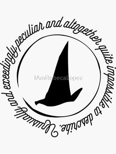 a black and white silhouette of a witches hat with the words,'i am not afraid