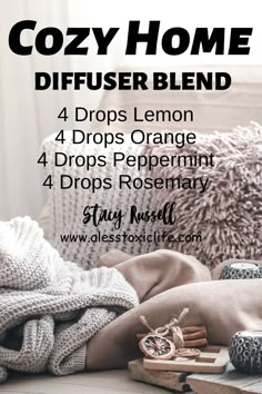 Diy Essential Oil Diffuser, Home Diffuser, Essential Oil Combinations, Doterra Essential Oils Recipes, Essential Oil Diffuser Blends Recipes, Magia Das Ervas, Young Living Essential Oils Recipes, Essential Oils Guide, Essential Oils Diffuser