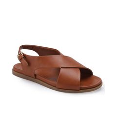 in stock Brown Flat Slingback Sandals With Adjustable Strap, Classic Brown Slingback Sandals For Spring, Classic Brown Spring Slingback Sandals, Chic Brown Slingback Sandals With Adjustable Strap, Open Toe Shoes, Shoe Carnival, Gold Sandals, Womens Sandals Flat, Slingback Sandal