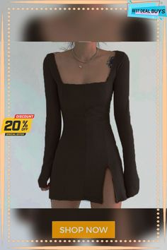 Black Knitted Ribbed Midi Dresses for Women V Neck Elegant Korean Clothes Long Sleeve Ruffles Bodycon Dresses Autumn Winter Bodycon Dress With Square Neck, Ribbed Square Neck Dresses For Winter, Ribbed Square Neck Winter Dresses, Winter Ribbed Square Neck Dress, Winter Stretch Bodycon Dress With Square Neck, Fall Mini Dress With Square Neck And Solid Color, Fall Mini Dress With Square Neck In Solid Color, Fall Square Neck Mini Dress In Solid Color, Ruffle Bodycon Dress