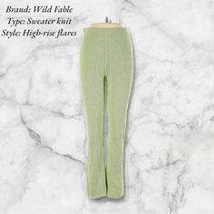 Wild Fable Brand! Nwot Condition - Size Medium These Are So Comfortable And Flattering! Brand Name: Wild Fable Market: Women’s Size: M Color: Sage Green Style: Knit, Winter, Fall, Spring, Sweater Pants, Ribbed, Stretch, Elastic Waist, High Rise Material: Cotton/Acrylic Message Me For More Info! Fitted Knit Bottoms For Spring, Summer Stretch Ribbed Pants, Stretch Ribbed Summer Pants, Fitted Knit Pants For Spring, Summer Knit Fitted Pants, Spring Fitted Knit Pants, Compressive Seamless Green Bottoms, Fitted Ribbed Green Bottoms, Green Knit Stretch Bottoms