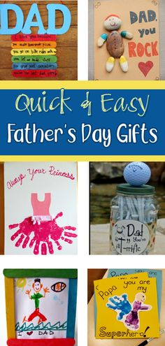 father's day gift the kids can make for dad and step dad Homemade Birthday Gifts, Easy Fathers Day Craft, Anniversaire Diy, Diy Xmas Gifts