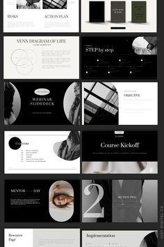 Business website Luxury Presentation Design, Typography Presentation, Toronto Outfit, Oscars Aesthetic, Marketing Plan Example, Deck Slide, Elegant Template, Deck Layout, Ideas Journal