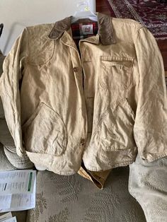 VINTAGE HAWTHORN SMALL GAME HUNTING JACKET- large size | eBay Vintage Hunting Jacket, Game Hunting, Hunting Pictures, Vintage Hunting, Hunting Jacket, Small Games, Hunting Jackets, Wear And Tear, Black Jacket