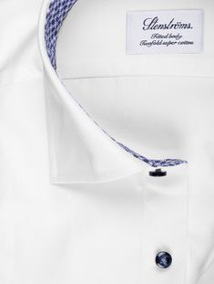 Styled with a cutaway collar, single cuff, contrasting mother-of-pearl buttons, this shirt will be a workhorse in your wardrobe Fitted Body Fabric Composition: 100% Twofold Cotton Cutaway Collar Single Cuff Contrasting Collar Inlay Contrasting Mother-of-Pearl Buttons Cutaway Collar, Fitted Shirt, Mother Of Pearl Buttons, Pearl Buttons, Shirt White, Workout Shirts, Mother Of Pearl, Cuff, Collar