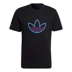 adidas originals Outline Logo T Tee HE4683 Adidas Casual Moisture-wicking T-shirt, Casual Adidas Moisture-wicking T-shirt, Logo T, Stylish Sneakers, Logo Tees, Adidas Logo, Black Shorts, Tshirt Logo, Adidas Men