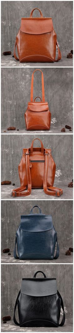 Vintage Leather College Backpack, Shoulder Bag, Fashion Handbags For Women 9212 Office Leather Backpack Large Capacity, Luxury Large Capacity Rectangular Leather Backpack, Rectangular Office Backpack, Leather Top Handle School Bag, Office Satchel Backpack With Large Capacity, Large Capacity Leather Backpack With Top Handle, Rectangular Leather Backpack For School With Top Carry Handle, Rectangular Leather School Backpack With Top Handle, Leather Satchel Backpack With Large Capacity For Office