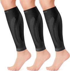 Cambivo Compression Calf Sleeves Black Men Leg Sleeve, Calf Pain, Leg Compression, Sleeve For Women, Leg Braces, Swollen Legs, Leg Cramps, Calf Sleeve, Shin Splints