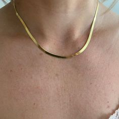 18 K gold snake chain / gold choker / High quality Flat snake | Etsy Gold Chain Herringbone Necklace As Gift, Gold Minimalist Herringbone Necklace As Gift, Gold Minimalist Herringbone Necklace Gift, Classic Gold Herringbone Necklace As Gift, Classic Gold Herringbone Necklace For Gift, Classic Gold Herringbone Necklace Gift, Tarnish Resistant Yellow Gold Snake Chain Necklace Gift, Dainty Gold Snake Chain Necklace, Gold Plated Snake Chain Necklace Gift